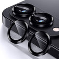 Korecase for Samsung Galaxy S25 Edge Camera Lens Protector, 9H Tempered Glass Anti Scratch Camera Screen Protector Film Shcokproof Metal Ring Lens Protector for Galaxy S25 Edge,Black by Korecase