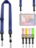 FIEIL Adjustable Shoulder Strap, Nylon Camera Strap, Comfortable Neck Strap for iPad, Cellphone Tablet, Camera, Laptop, Binocular, Luggage Bag (Prussian Blue Universal Lanyard) by FIEIL