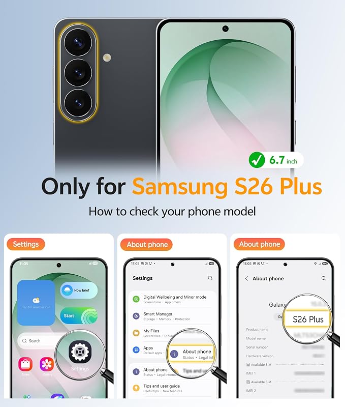 FNTCASE for Samsung Galaxy S26 Plus Case, Fit for Magsafe, Screen Protector | Full Camera Protection, Translucent Matte, 14FT Military Grade Drop Proof, Shockproof Protective Phone Cover, Green - Image 2