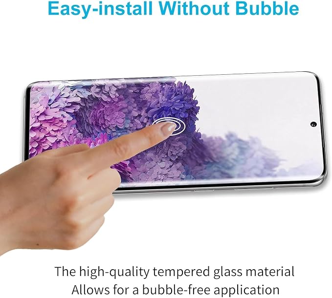 Didisky 3 Pack Screen Protector for Samsung Galaxy S20 5G 6.2'' (Not for S20 Plus +,S20 Fe,S20 Ultra,) 3D Full Coverage,Easy to Install,Transparent,9H Tempered Glass Film,Soft Touch, Scratch-Resistant - Image 6
