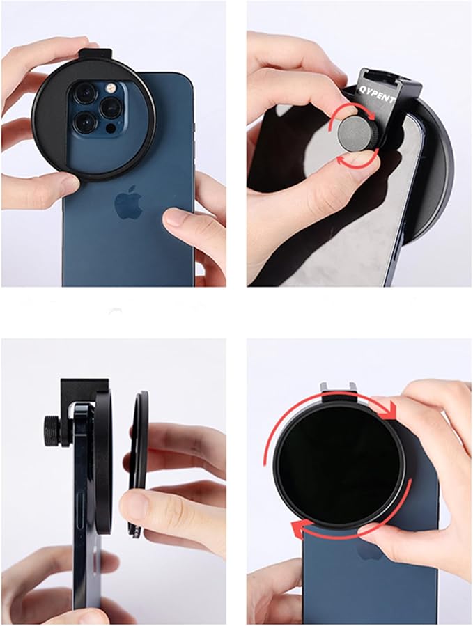 72mm Phone Camera Lens CPL Polarizers Filter, CPL Filter for iPhone Xs Max, iPhone XR, iPhone 15 14 13 12 Samsung s24 23 22 BLU, Motorola, Xiaomi and Other Smart Phones - Image 3