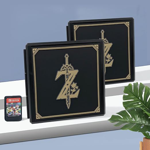 doepeBAE Game Card Case for Nintendo Switch,Portable Game Card Holder,Hard Shell Storage Case,Large Capacity Switch Card Organizer with 12 Card Slots (Z Black) - Image 5