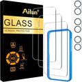 Ailun Screen Protector + Camera Lens Protector for iPhone 16 Plus, 3+3 Pack | 6.7 inch, Camera Lens Protector, Installation Frame, Case Friendly, Tempered Glass by Ailun