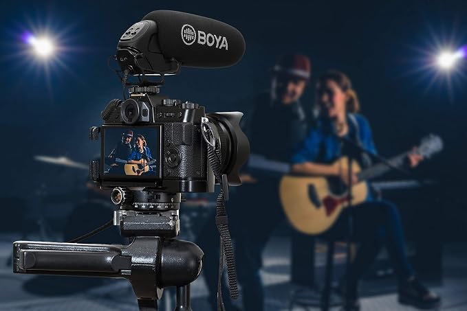 Boya BY-BM3031 – Supercardioid Condenser Microphone That Delivers Sound for DSLRs, camcorders, Audio recorders and More, Black - Image 6
