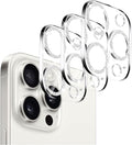 Dengduoduo 3 Pack Tempered Glass Camera Lens Protector for iPhone 15 Pro 6.1" & for iPhone 15 Pro Max 6.7", Bling Glitter Ultra HD, 9H Hardness, Anti-Scratch, Case Friendly [No Affect on Night Shots] by Dengduoduo