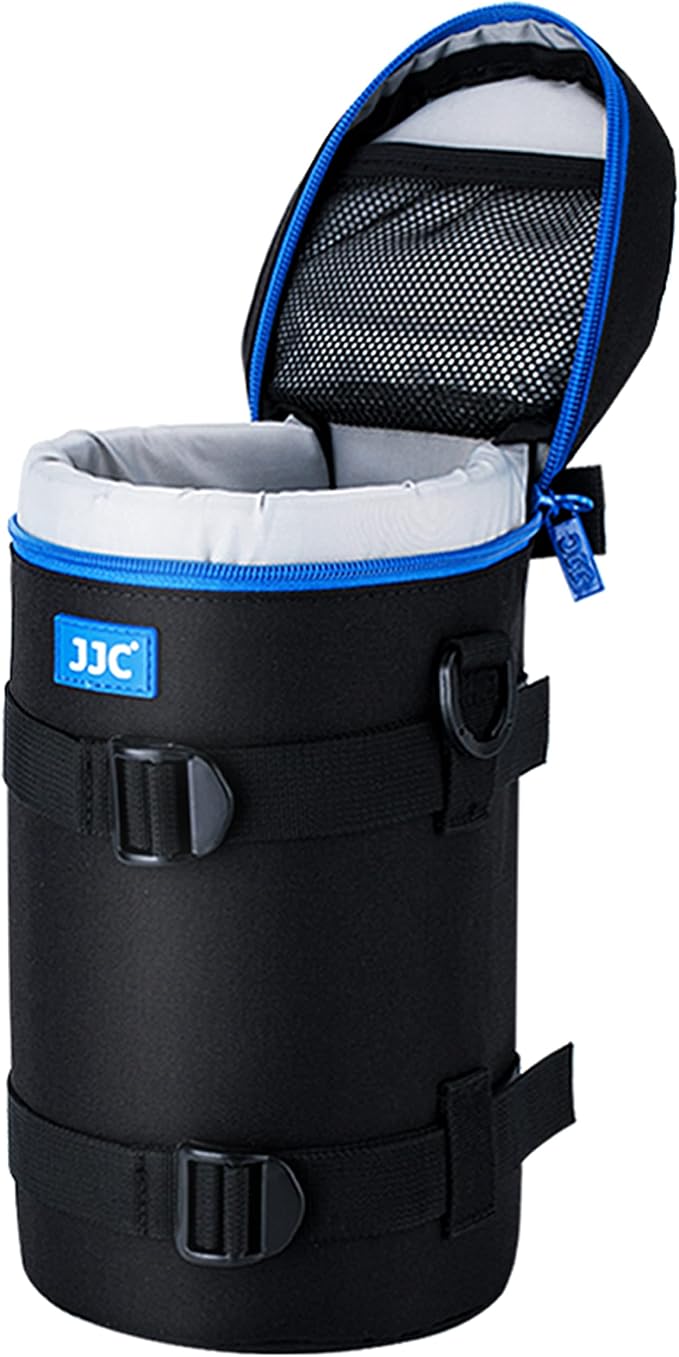 JJC Water Resistant Deluxe Lens Pouch Case Bag, Compatible with Canon EF RF 600mm f11 is STM / 100-400mm 4.5-5.6L is/EF 70-200mm 2.8L /EF 180mm 3.5L Macro/NK 80-200mm F2.8/70-200mm f2.8 G ED VR II - Image 3