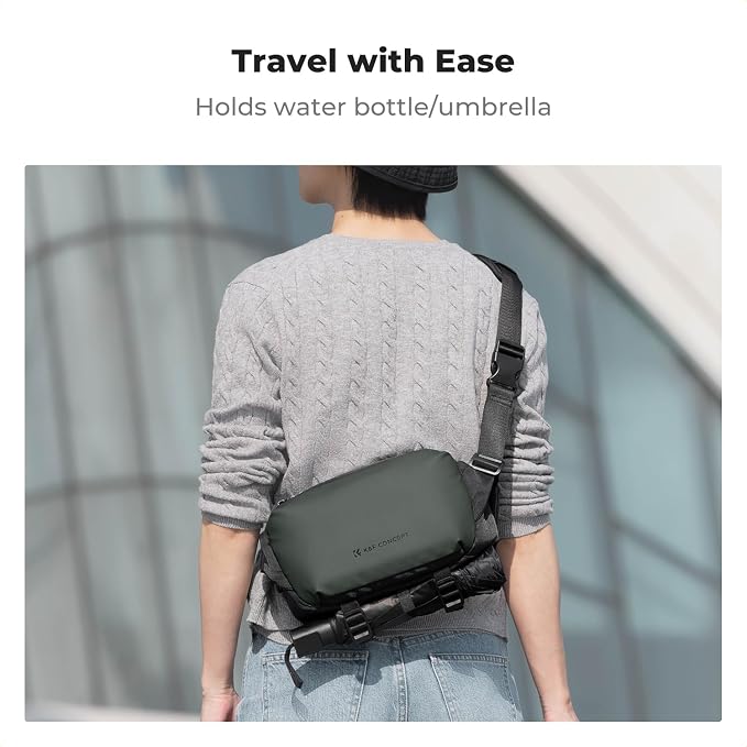 K&F CONCEPT Small Camera Sling Bag Everyday Shoulder Bag | Multifunction Photography Compact Crossbody DSLR Portable Bag, Compatible for Canon/Nikon/Sony, BS10 - Image 5