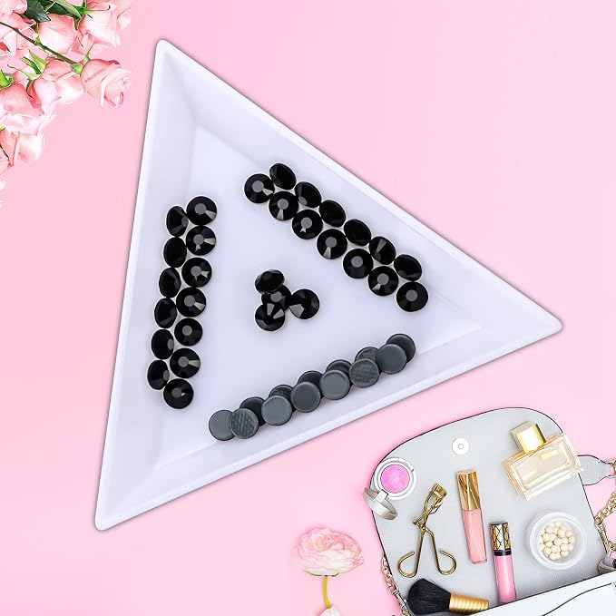 Jollin Hotfix Rhinestones Flatback Crystal Gems 3.2mm SS12, Jet | 1440pcs Hot Fix Crystals Glass Rhinestones for Bedazzling, Crafting, Clothes, Shoes & Accessories DIY Decoration - Image 3