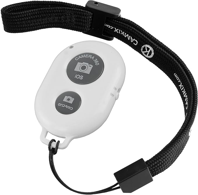 CamKix Camera Shutter Remote Control with Bluetooth Wireless Technology - Create Amazing Photos and Videos Hands-Free - Works with Most Smartphones and Tablets (iOS and Android) by CamKix