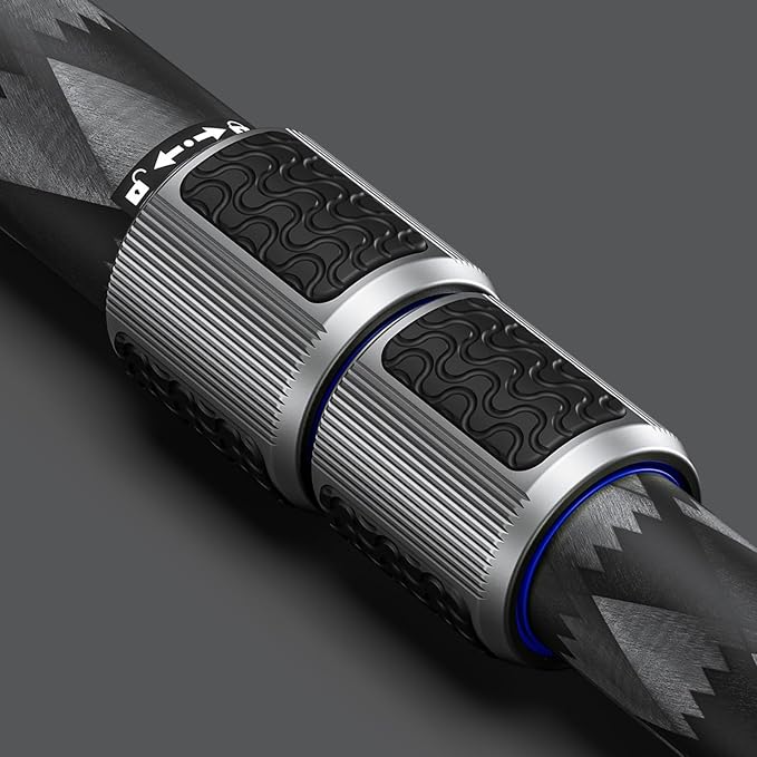 Leofoto MPQ 40mm Monopod, Premium Carbon Fiber, Water-Resistant, Convertible Mounting Stud, Wrist Strap (MPQ-405C) - Image 2
