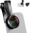 NEEWER 8mm Fisheye Lens with 220 Wide Angle & 17mm Thread Phone Lens Clip, Also for 17mm Threaded Phone Cage/Case/Clamp/Backplate, LS-29 PRO by Neewer