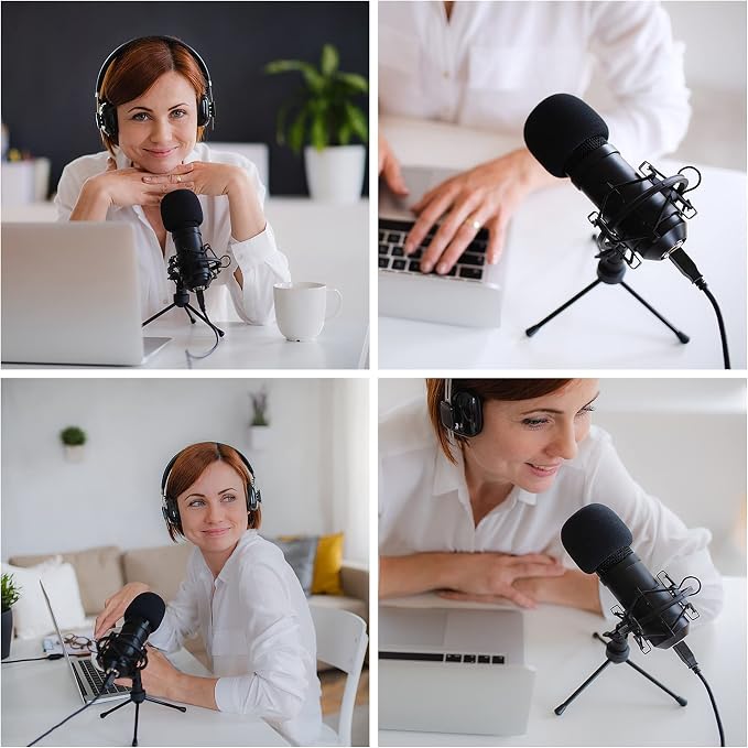 Microphone Foam Covers, 20 Pack Thick Handheld Stage Cover Foam Karaoke DJ Microphone Covers Disposable(Black) - Image 7
