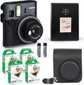 Fujifilm Instax Mini 41 Instant Camera Vintage Black. + Fujifilm Value Pack (40 Sheets) + Shutter Accessories Bundle, Includes Vintage Style Compatible Carrying Case, Black Photo Album 64 Pockets by FUJIFILM