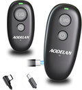 Upgraded Rechargeable USB-C Camera Wireless Shutter Release Remote Control by AODELAN