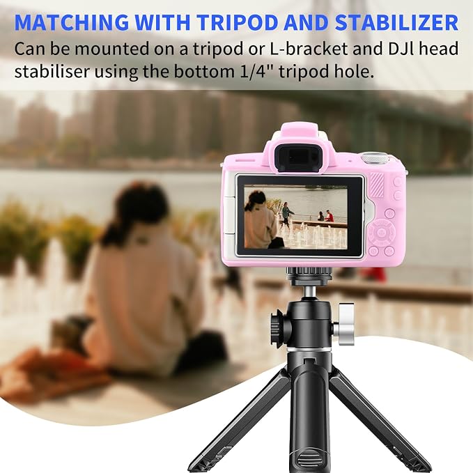Easy Hood Camera Case for Canon EOS M50/M50 Mark II Digital Camera Pink | Soft Silicone Case Cover, Anti-Scratch, Dustproof, Shockproof, Slim Fit, Lightweight, Easy to Install, Easy to Clean - Image 6