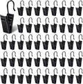 Curtain Clips, 100 Pack Metal Clips for Party Decor Hanging Photo Camping Tents Arts Crafts Display, Black by Sopito