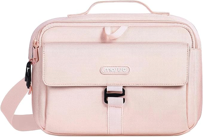 MOSISO Camera Shoulder Bag Camera Case Crossbody Sling Purse, Pink | DSLR/SLR/Mirrorless Compact Padded Photography Handbag with Rain Cover Compatible with Canon/Nikon/Sony Cameras and Lenses by MOSISO