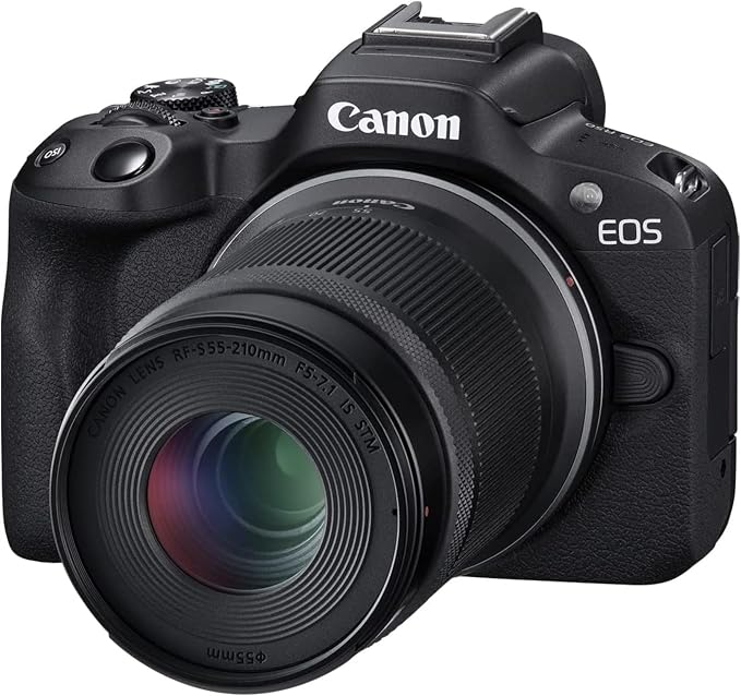 Canon EOS R50 Mirrorless Camera 2-Lens Kit (18-45mm + 55-210mm is STM) | Beach Camera USA Warranty | Authorized Dealer | Sandisk 128GB Memory Card + Deco Camera Bag + Photography Guide - Image 5