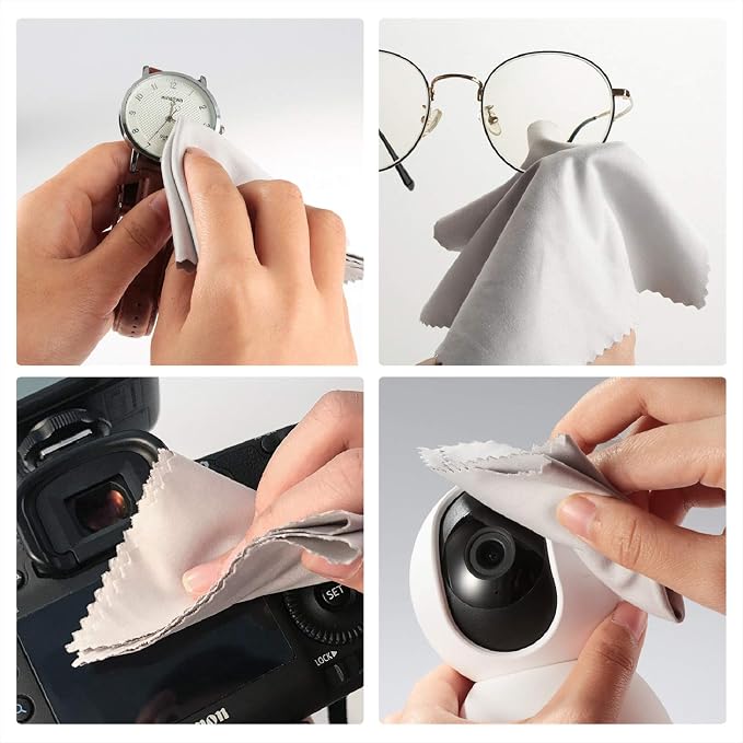 Glasses Cleaning Cloth 30 Pcs - 6*7in, Ultra Soft, Individually Wrapped, Streak-Free, Microfiber Eyeglass Cleaning Cloth for Eyeglass, Screen, Readers, Sunglasses, Laptops, Tablets, Phones Etc. - Image 7