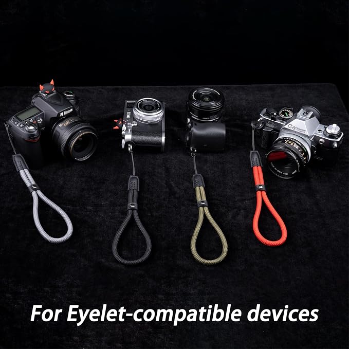 VKO Camera Wrist Strap,Climbing Rope Wrist Straps,Tether Hand Strap for Point-and-Shoot, Mirrorless, Small Cameras Accessory - Image 2