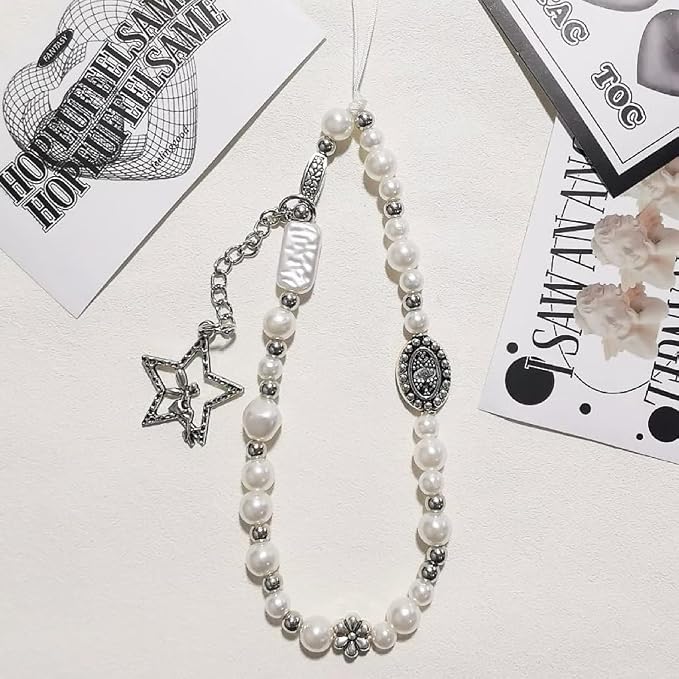 Beaded Camera Wrist Strap Cute Digital Camera Charm Lanyard, Phone Wristlet Charms, Phone Chain for Camera - Image 2