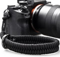 Camera Wrist Strap - DSLR Mirrorless Camera Quick Release Camera Hand Strap | with Safer Connector（Black） by AQAREA