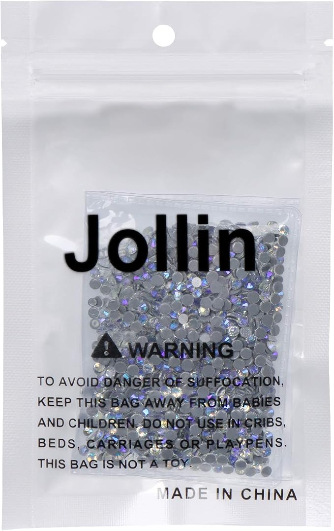 Jollin Hotfix Rhinestones Flatback Crystal Gems 3.2mm SS12, Moonlight | 1440pcs Hot Fix Crystals Glass Rhinestones for Bedazzling, Crafting, Clothes, Shoes & Accessories DIY Decoration - Image 7