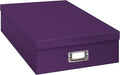 Pioneer Photo Albums OB-12S Bright Purple Storage Box 14.75 x 13 x 3.75 inch by PioneerPhotoAlbums