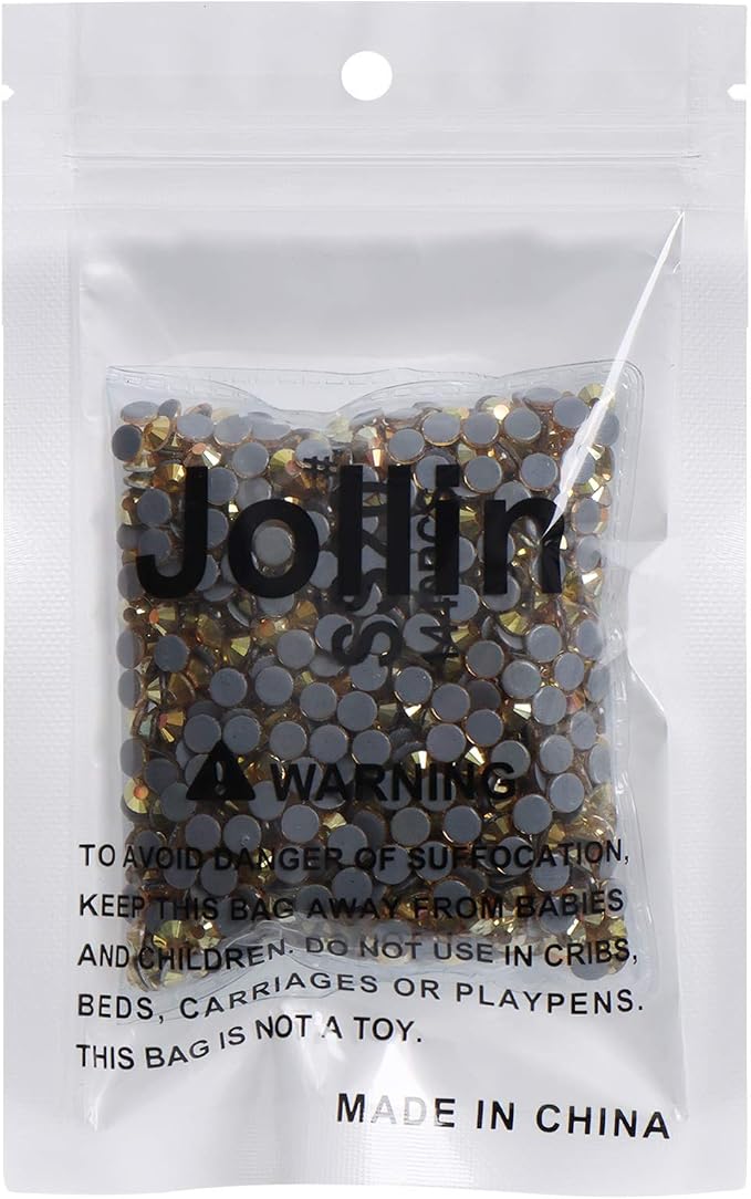 Jollin Hotfix Rhinestones Flatback Crystal 4.8mm SS20, Metallic Sunshine | 1440pcs Hot Fix Crystals Glass Rhinestones for Bedazzling, Crafting, Clothes, Shoes & Accessories DIY Decoration - Image 7