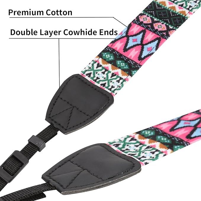 1 X 70CM DSLR Camera Strap Neck Shoulder Strap Belt Color Pinstripe Suitable for CANON EOS Rebel T5i T4i T3i T3 T2i T1i XT XTi XSi SL1 DSLR Cameras - Image 3