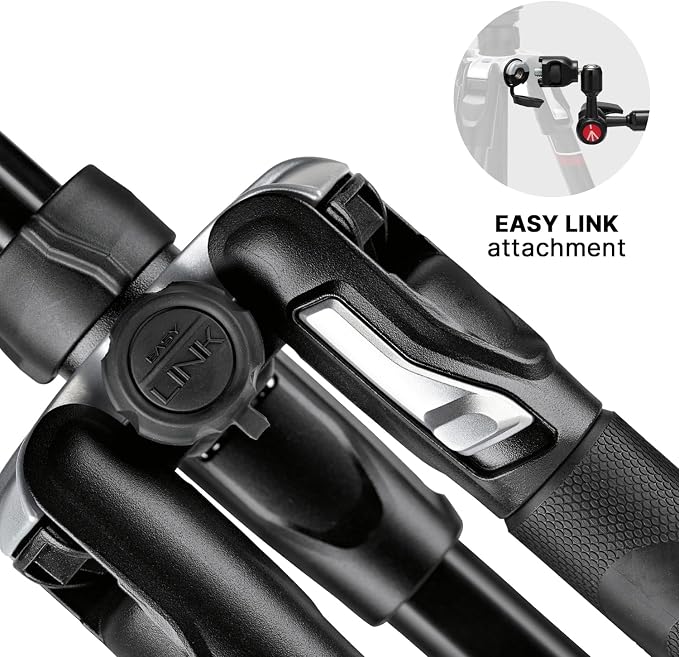 Manfrotto Befree 3-Way Live Advanced Tripod Kit, Tripod and Fluid Head in Aluminum for Cameras and Camcorders up to 6 kg, Ultra-Compact, Photography Accessories for Content Creation, Photo and Video | Camcorders up to 6 kg, Photography Accessories for ... - Image 7