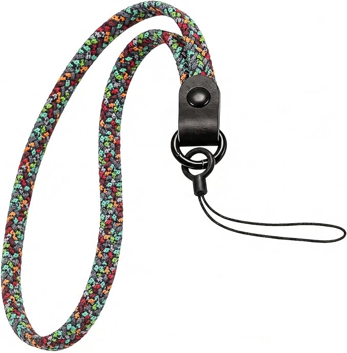 Elastic Nylon Wrist Lanyard for AirPods Case, Anti-Lost Strap for AirPods 1/2/3/Pro/Pro 2 Charging Case, Multi-Functional Wrist Strap for Phones Keys Cameras Small Gadgets, Jungle Mosaic by YANTHKEY