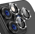 Tensea Camera Lens Protector for iPhone 16 Pro Max/16 Pro/15 Pro Max/15 Pro | Metal Aluminum Alloy Tempered Glass Cover Bling Camera Screen Protector Accessories, Case Friendly by Tensea