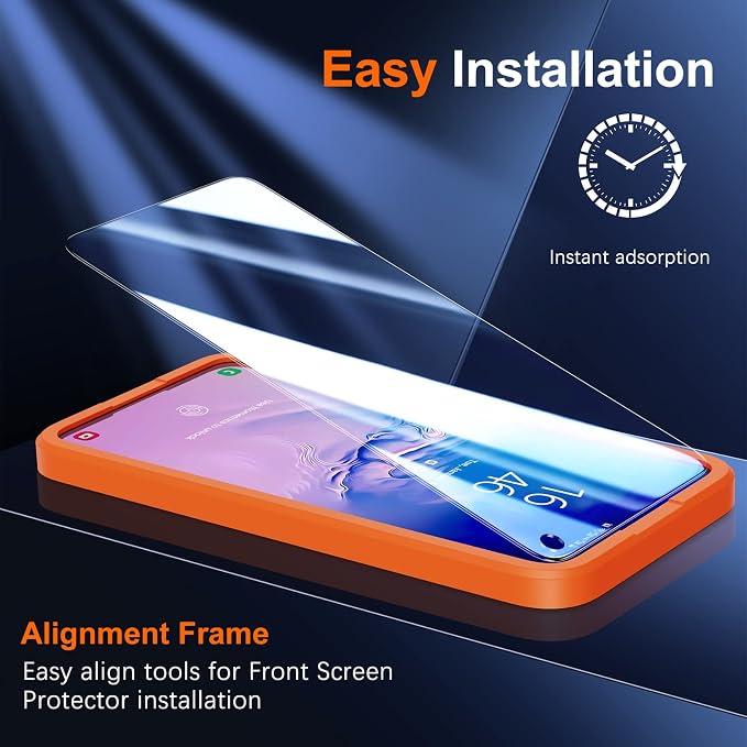 UniqueMe 3 Pack for Samsung Galaxy S10e Screen Protector | Tempered Glass, 9H Hardness, Bubble Free, Screen Cover - Image 8