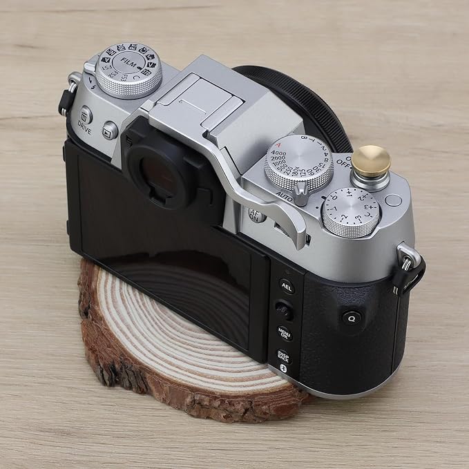 Haoge Metal Hot Shoe Thumb Up Rest Hand Grip for Fujifilm X-T50 XT30III Fuji X-T30 II X-T10 X-T20 X-T30 XT10 XT20 XT30 Camera Silver THB-XT30S - Image 8