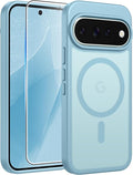 FNTCASE for Google Pixel 11 Pro Case / Pixel 11 Case, with Screen Protector | Fit for Magsafe, Translucent Matte, 14FT Military Grade Drop Protection, Shockproof Protective Phone Cover, Teal by FNTCASE