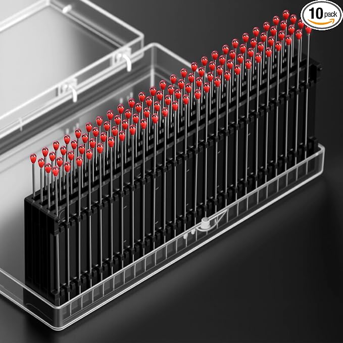 ESD Professional Stainless Steel Gel Swab Sticks for Cleaning Camera Lenses, sensors, PCB, SMT, semiconductors and Particularly Sensitive Electronics. (Red-100Packs, Electrostatic adsorption) by ChooseAAnoutuoandenjoylife
