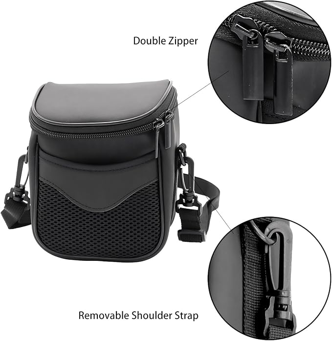 FOSOTO Compact Digital Camera Case Bag for Canon Nikon Kodak Pixpro Cameras | Small Camera Bag for Nikon Coolpix L340 B500 L840 ,Canon Powershot SX530 540 G7X Mark III,Kodak PIXPRO FZ55 High Zoom camera - Image 6