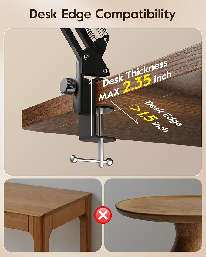 Upgrade Ring Light with Stand, Overhead Phone Mount for Desk, 10” Selfie Light with Stand Tripod for iPhone, Light with Phone Holder for Video Recording,Zoom Meeting,Live Streaming Tiktok,YouTube - Image 4