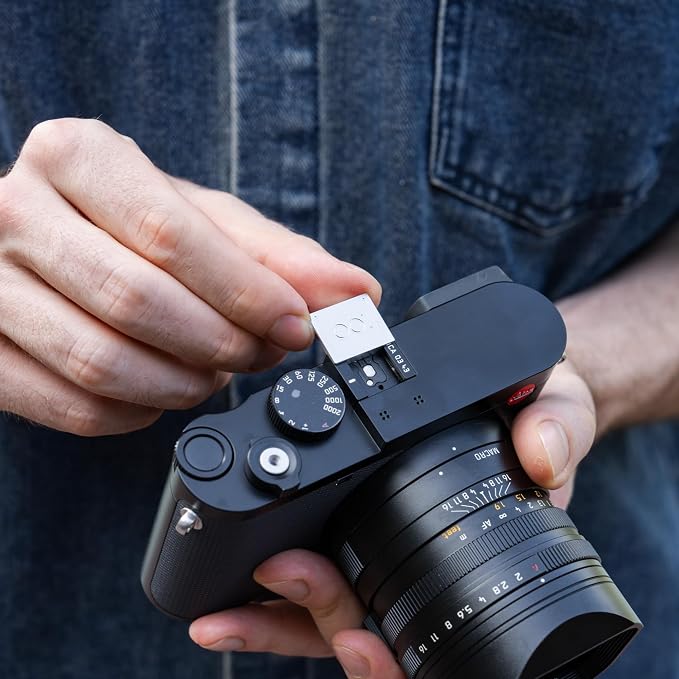 Upgraded Q3 43 Metal Hot Shoe Cover Protector Cap for Leica Q3 43 Q2 Camera | Hotshoe Cover with Full-Coverage Design & Silicone Cushion, Limited Edition for Leica 100th Anniversary,Q3 43 Accessories - Image 2