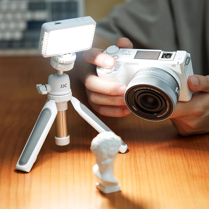 Kiwifotos Mini LED Video Light for Sony ZV-E10 II ZVE10 ZV-1F ZV1F ZV-1 ZV1 | for Canon PowerShot V1 EOS R50V & More Cameras, Flash Attachment Accessories for Vlog Shooting Record, Portable Rechargeable - Image 9