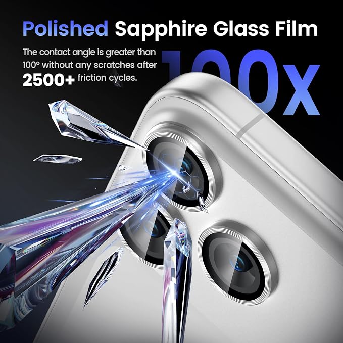 Tensea for iPhone 17 Pro Max Camera Lens Protector | Metal Aluminum Alloy Tempered Glass Cover Camera Screen Protector Accessories, Case Friendly - Image 6