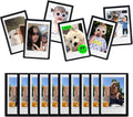 Mini Magnetic Picture Frame for Fujifilm Instax Mini Instant Camera | Fits Mini 13/12/11/41/SE/EVO Camera 2.15"x3.4" Films, Mini Magnet Picture Frames for Fridge, Home, School, Black, 20 Pack by wogozan
