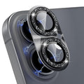 Choiche for iPhone 17 Camera Lens Protector, Light-Black | Bling Metal Camera Cover with 9H Tempered Glass Lens Screen Protector Accessories, Strong Adsorption, Case-Friendly by Choiche