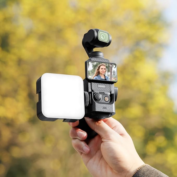 JJC Expansion Adapter with Magnetic Base for DJI Osmo Pocket 4 3 Xtra Muse | Protective Cage with Cold Shoe & Detachable Magnetic Stand,Expansion Adapter Holder - Image 6