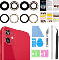 2PCS ASDAWN Back Camera Lens Glass Replacement for iPhone 11 6.1 Inches with Pre-Installed Adhesive, Rear Camera Lens Glass Replacement with Installation Manual + Repair Tool Set by ASDAWN