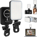 Magnetic Selfie Light for iPhone, Selfies Video Lighting, 6 Lighting Modes, 12 Brightness Levels, Clip, Magnetic or Camera Mount, Ideal for TikTok, Zoom, Makeup, Live Streaming by Auriani