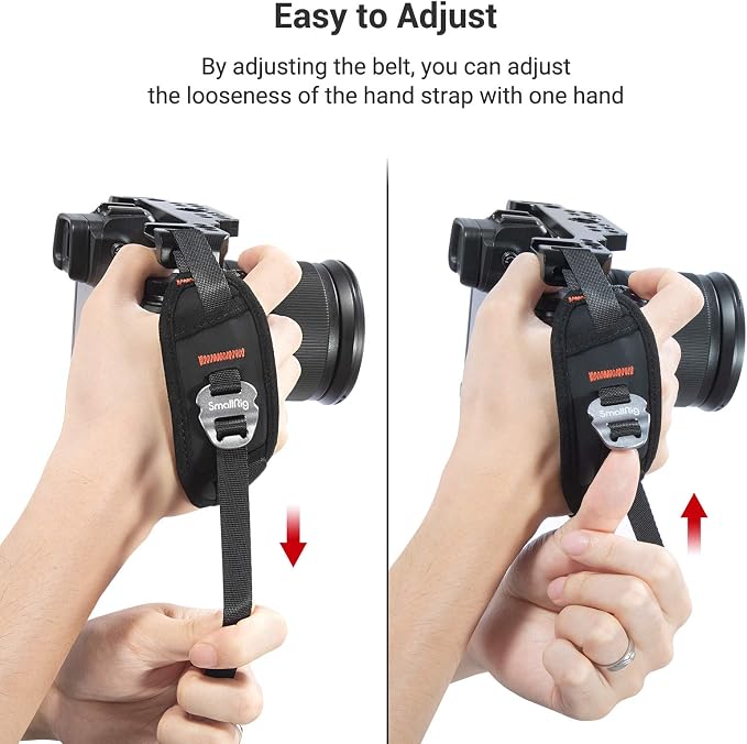 SmallRig Camera Cage Wrist Strap, Universal Quick Adjustable Secure Grip Camera Cage Handle Hand Wrist Strap PAC2456 | for Camera Cage Handle Hand Wrist Strap PAC2456 - Image 4