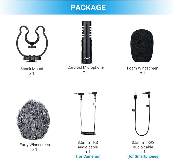 JJC Camera Shotgun Microphone Mic for Canon EOS R RP R5 R6 R7 R10 R50 R100 | for Sony ZV-1 II ZV1 ZV-1F ZV1F A6700 A6400 A6300, Nikon Z50 II Zf Z30 Z6 Z7 II, Fuji X-T5 X-T4 X-S20 and More Cameras - Image 3