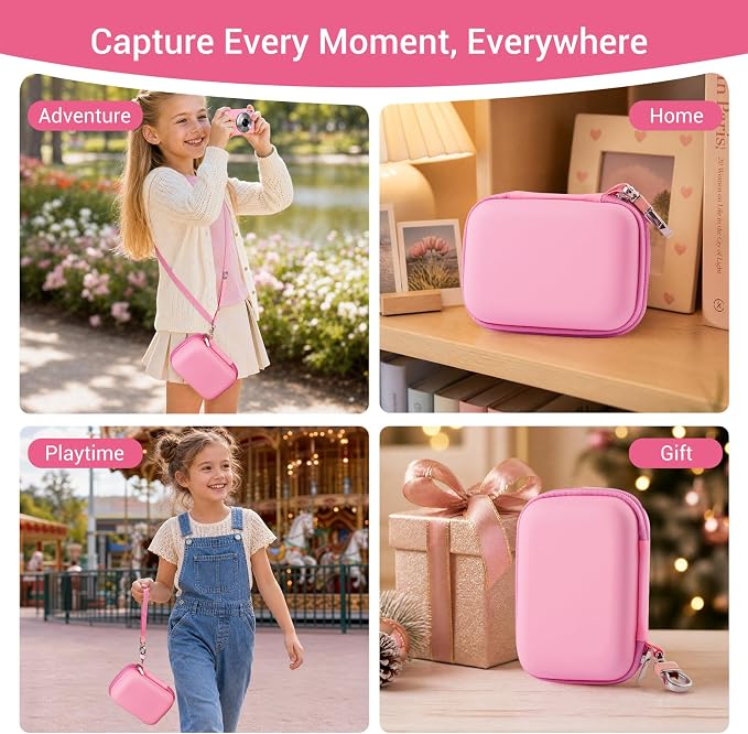 CoBak Carrying & Protective Case for Digital Camera,CAMKORY/Lecran/Duluvulu | for KODAK FZ55,FZ245,PIXPRO C1,WPZ2/Canon PowerShot ELPH 360/Sony DSCW800,DSCW830/Krlun/Lecnippy/Nsoela/VAHOIALD FHD 1080P - Image 6